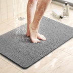 Anti-Slip Shower Mat with Drainage Feature