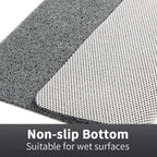 Anti-Slip Shower Mat with Drainage Feature