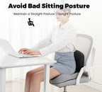 Ergonomic Lumbar Support Cushion for Office and Car Seating