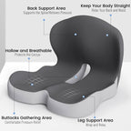 Ergonomic Lumbar Support Cushion for Office and Car Seating