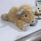 Adorable Highland Cow Plush Toy with Cozy, Rustic Appeal