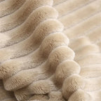 Striped Wide Flannel Fleece Blanket