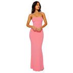 Women’s Square Neck Evening Dress | Maxi