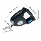 LED Dog Leash with Integrated Flashlight for Safe Walks