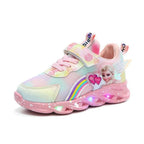 LED Light-Up Sneakers for Kids - Princess Design