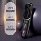 Portable Hair Straightener | USB Rechargeable with LCD Screen | Ceramic and Ionic Technology