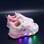 LED Light-Up Sneakers for Kids - Princess Design
