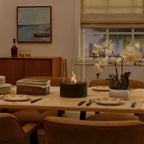 Smoke-Free Tabletop Fireplace for Stylish Indoor and Outdoor Use