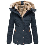 Women's Warm Long Winter Jacket | Fleece