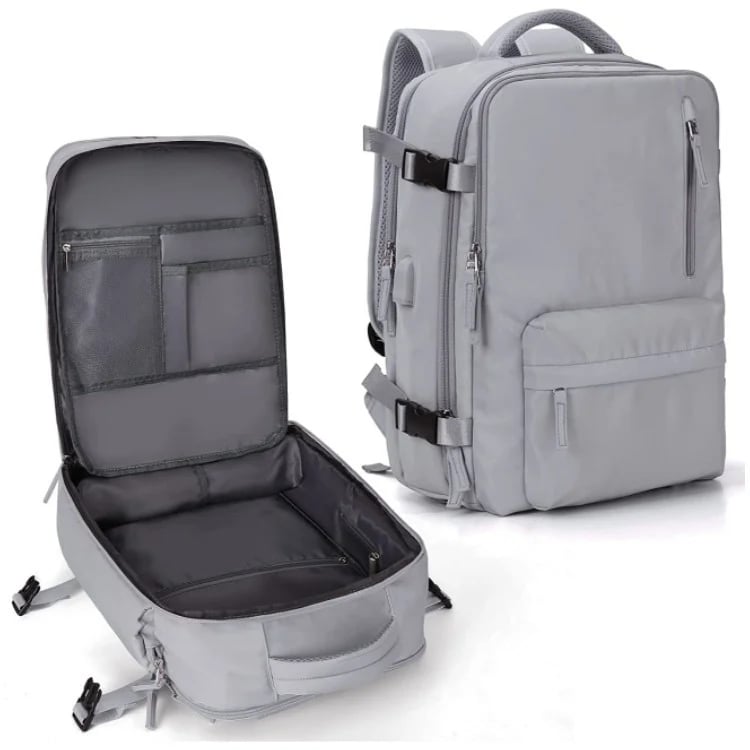 35L Women's Travel Backpack | Waterproof with USB Port | Anti-Theft Features & Shoe Compartment | Perfect for Hiking, Daily Use & Travel