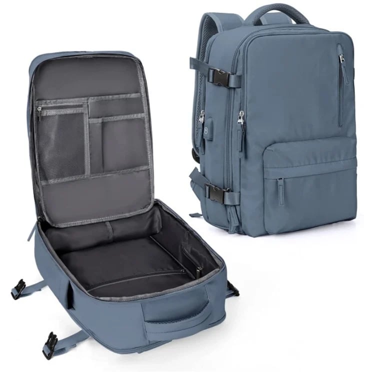 35L Women's Travel Backpack | Waterproof with USB Port | Anti-Theft Features & Shoe Compartment | Perfect for Hiking, Daily Use & Travel