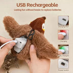 Engaging Plush Toy for Energetic Cats
