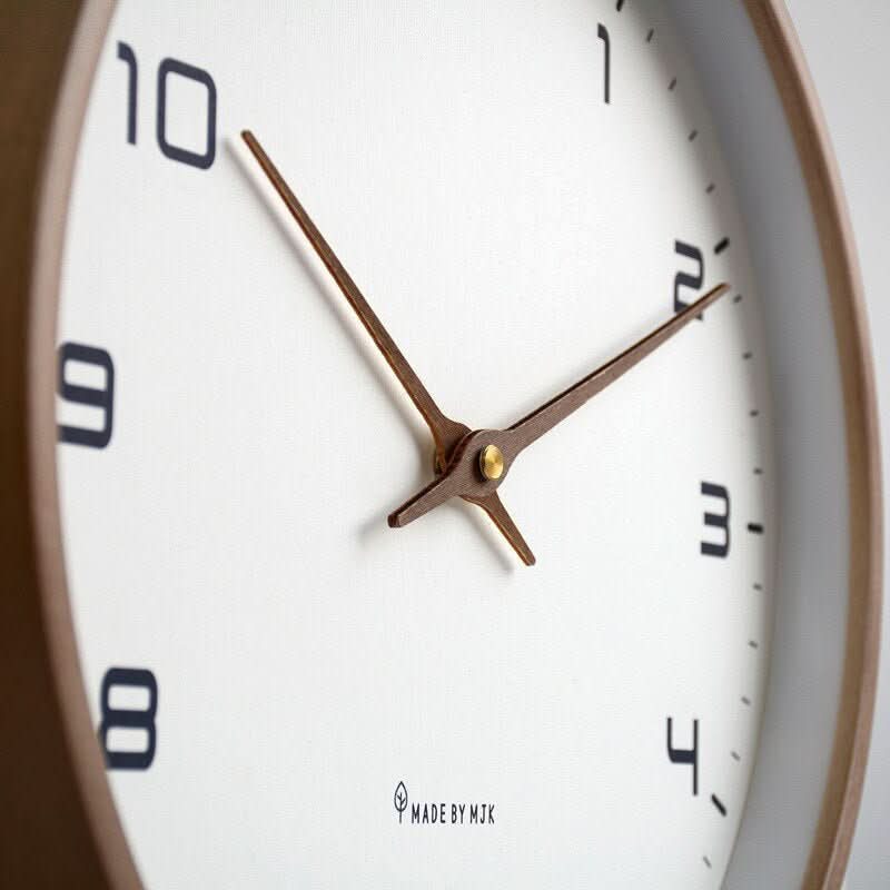 Wooden Wall Clock – Calm Scandinavian Design for Peaceful Living Environments