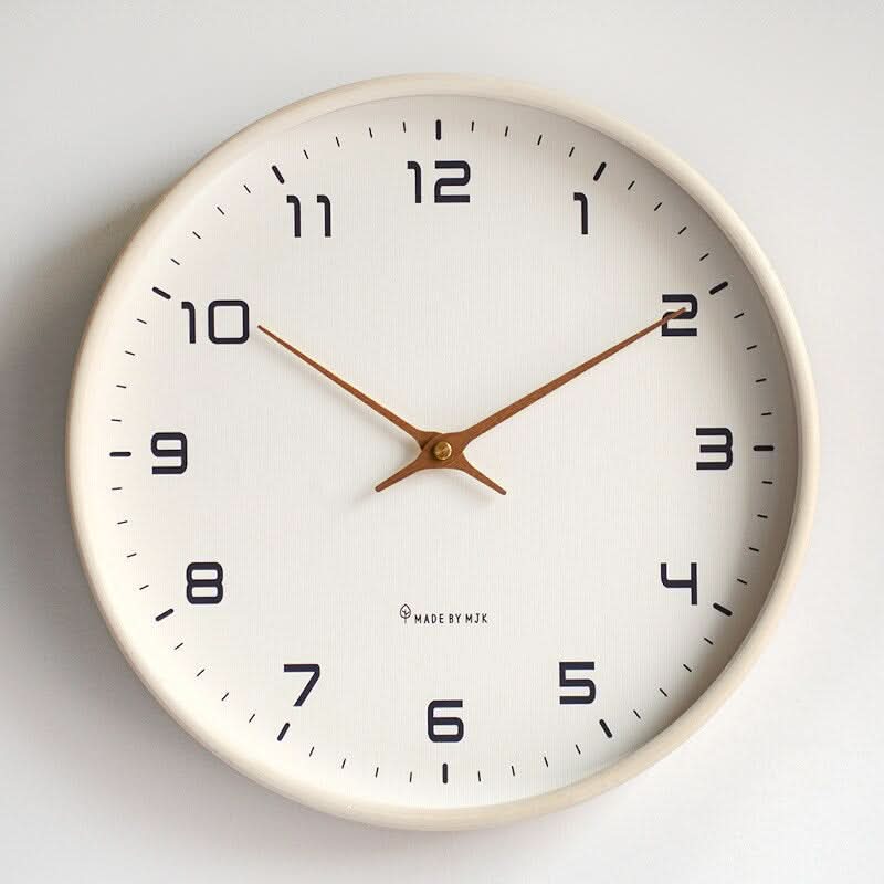 Wooden Wall Clock – Calm Scandinavian Design for Peaceful Living Environments