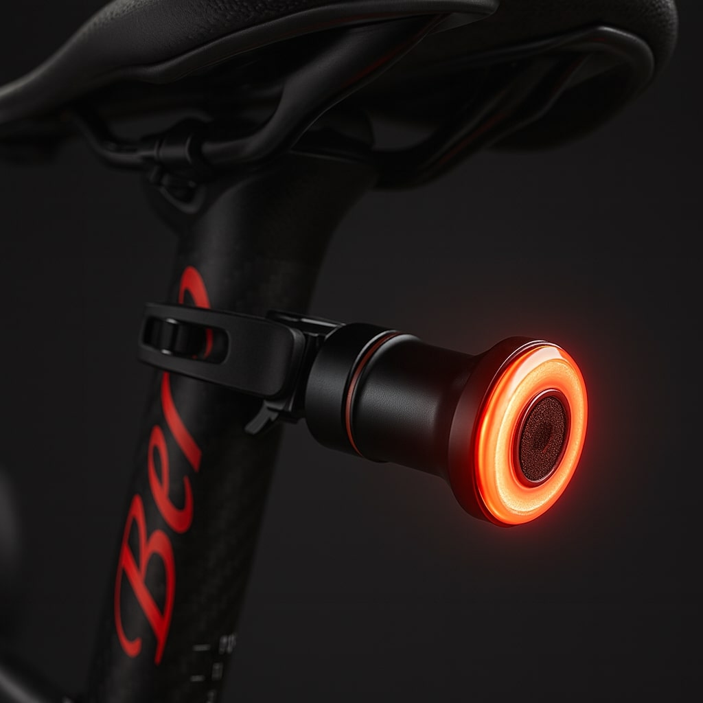 6-Mode Rear and Brake Light for Bicycles and Road Bikes with Battery