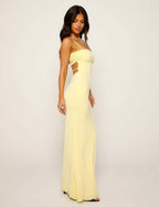 Women’s Square Neck Evening Dress | Maxi